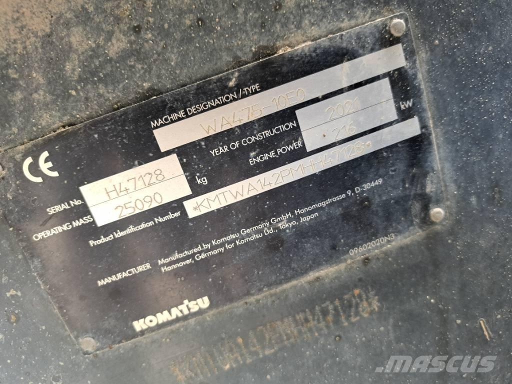 Komatsu WA475-10E0 Hjullastere
