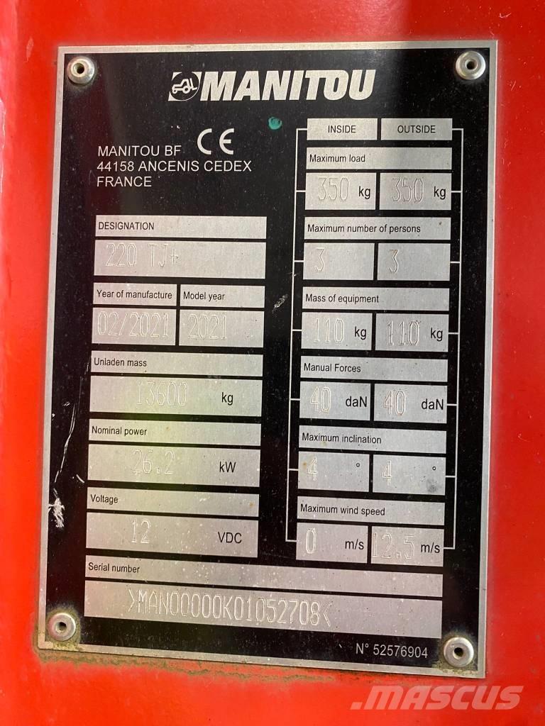 Manitou 220 TJ Leddede bomlifter