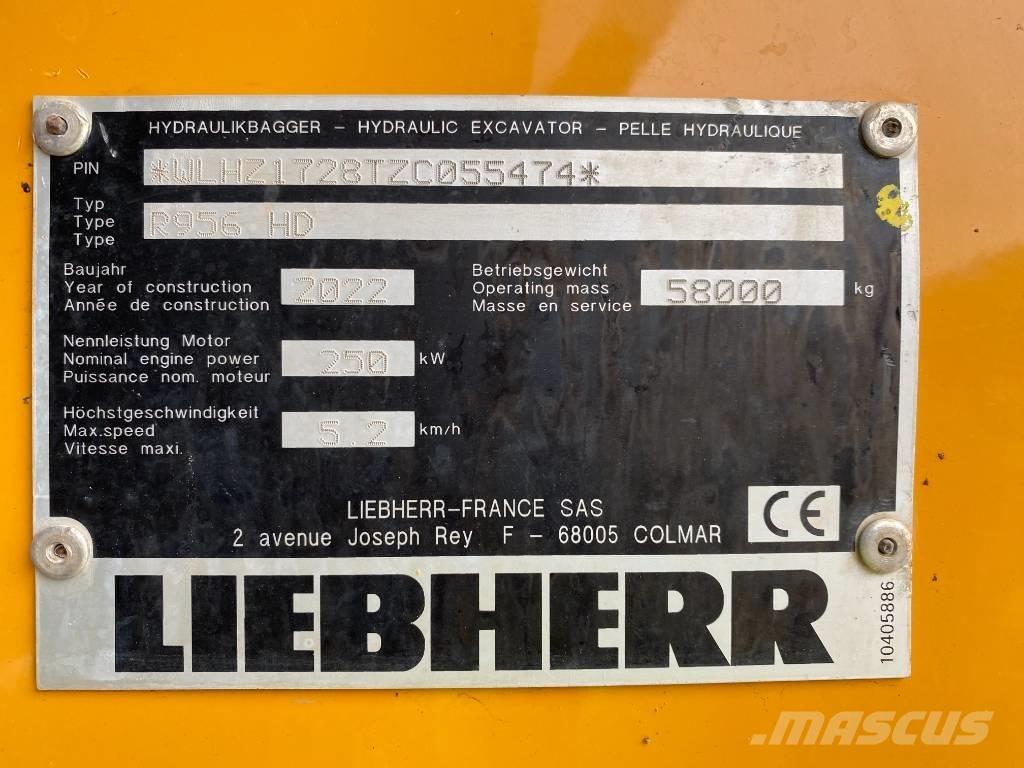 Liebherr R 956 HD Beltegraver