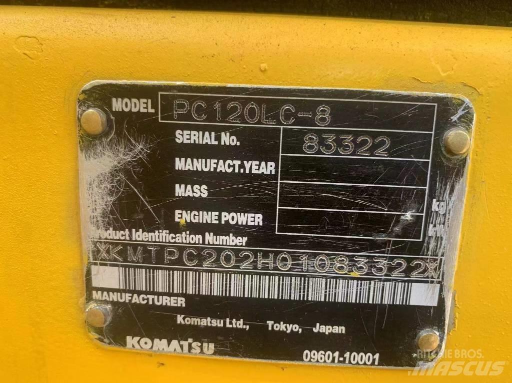 Komatsu PC 120-8 Midigravere 7 - 12t