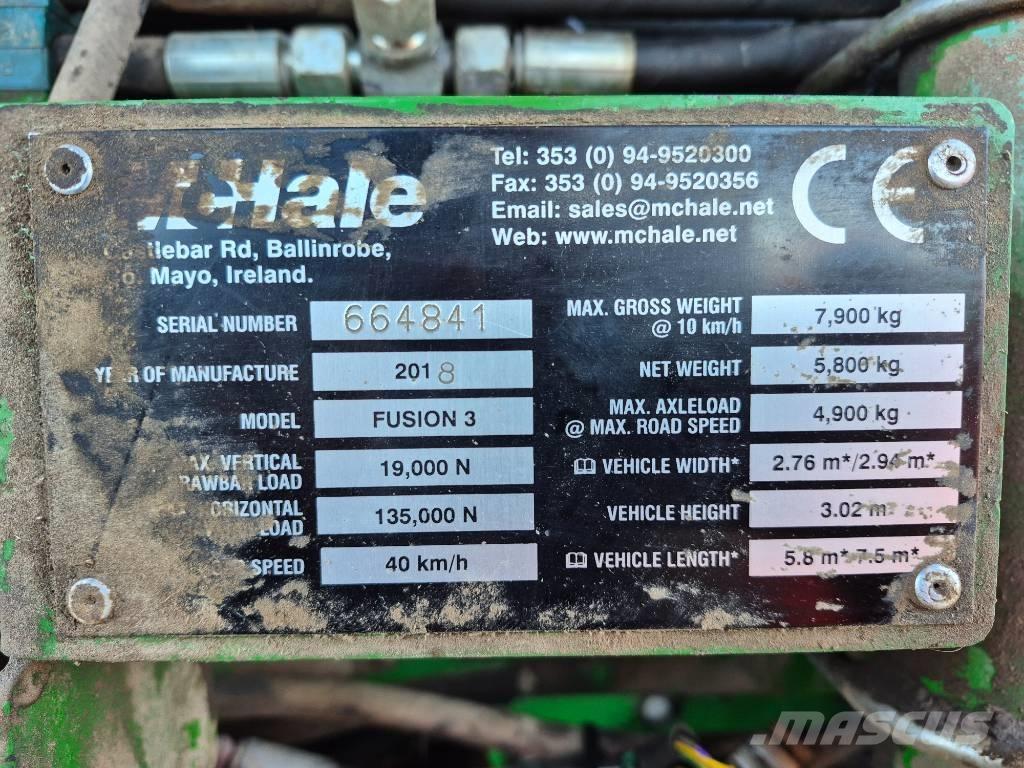 McHale Fusion 3 Rundballepresser