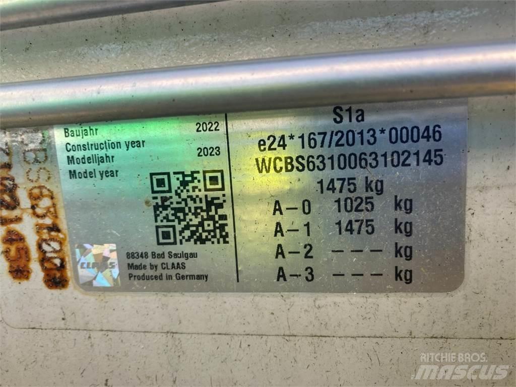 CLAAS VOLTO 1300 T Raker og høyvendere