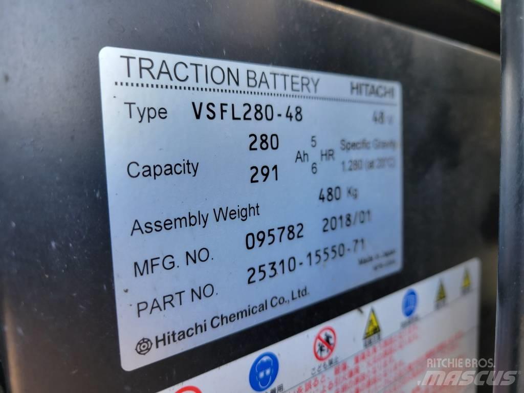 Toyota 8FBRS15 Elektriske trucker