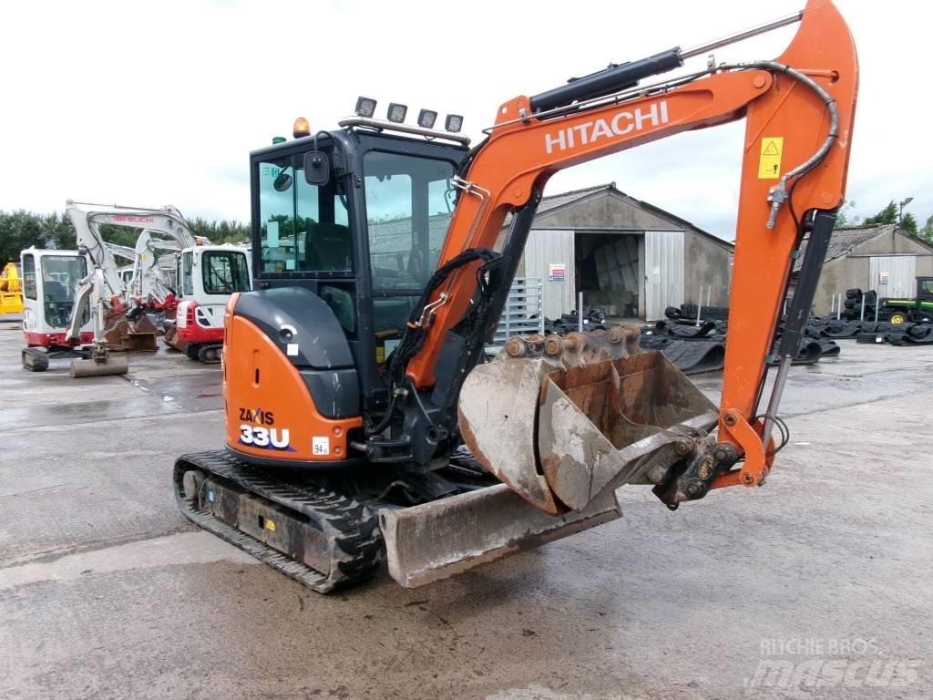 Hitachi Zaxis 33U-6 Minigravere <7t