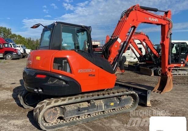 Kubota KX080-4S2 Beltegraver