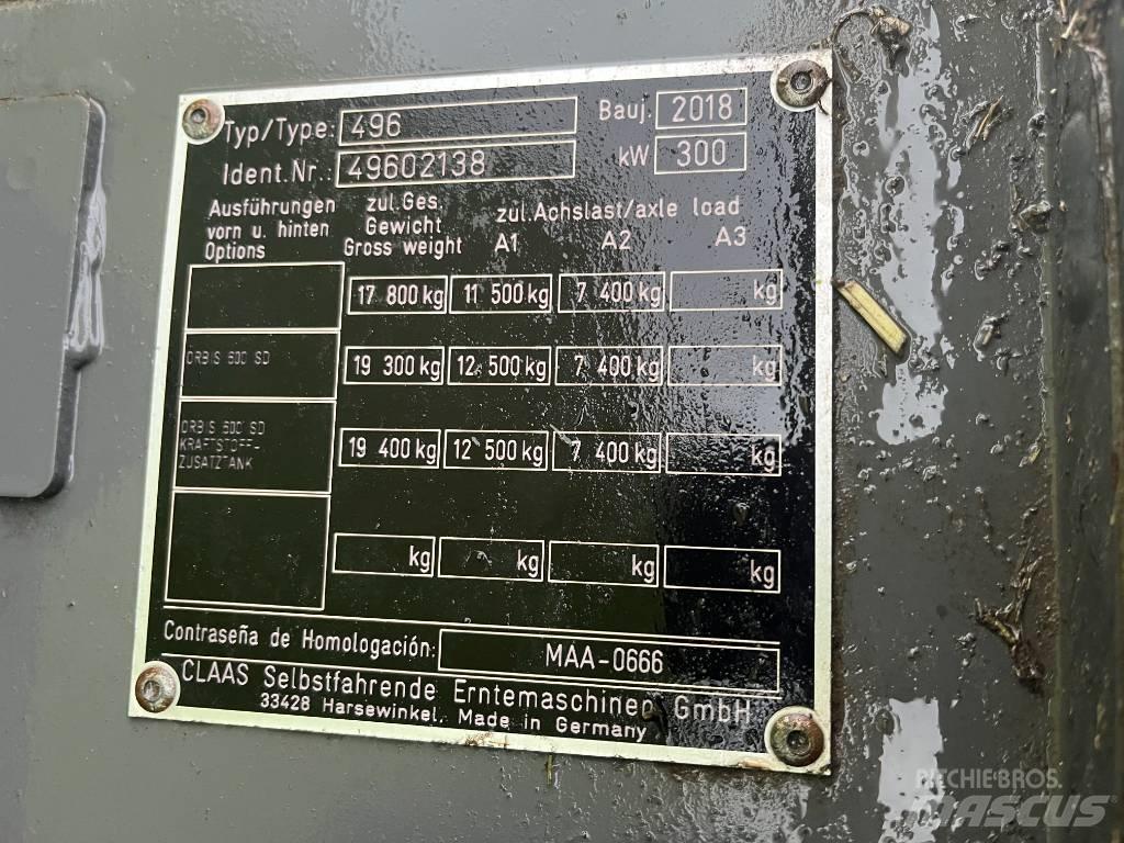 CLAAS Jaguar 840 Selvdrevne fôrhøstere