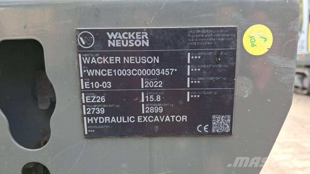 Wacker Neuson EZ26 Beltegraver