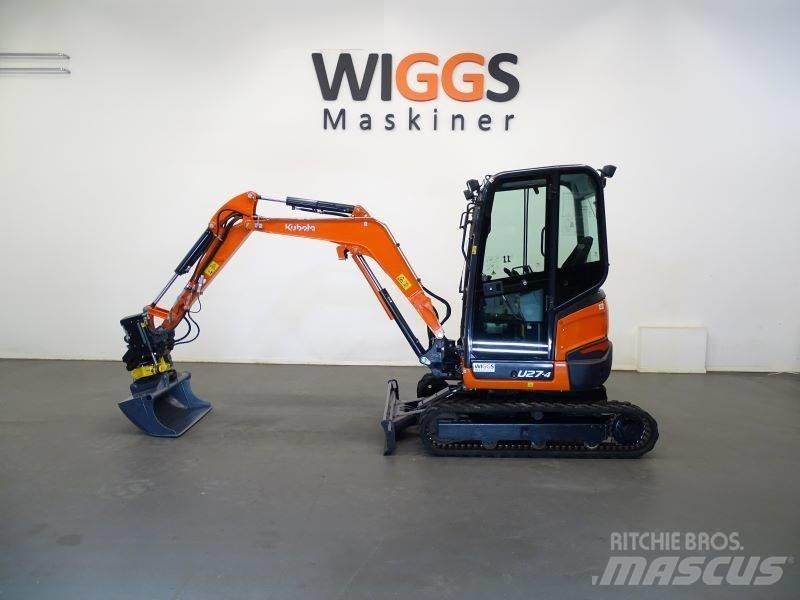 Kubota U 27-4 Minigravere <7t