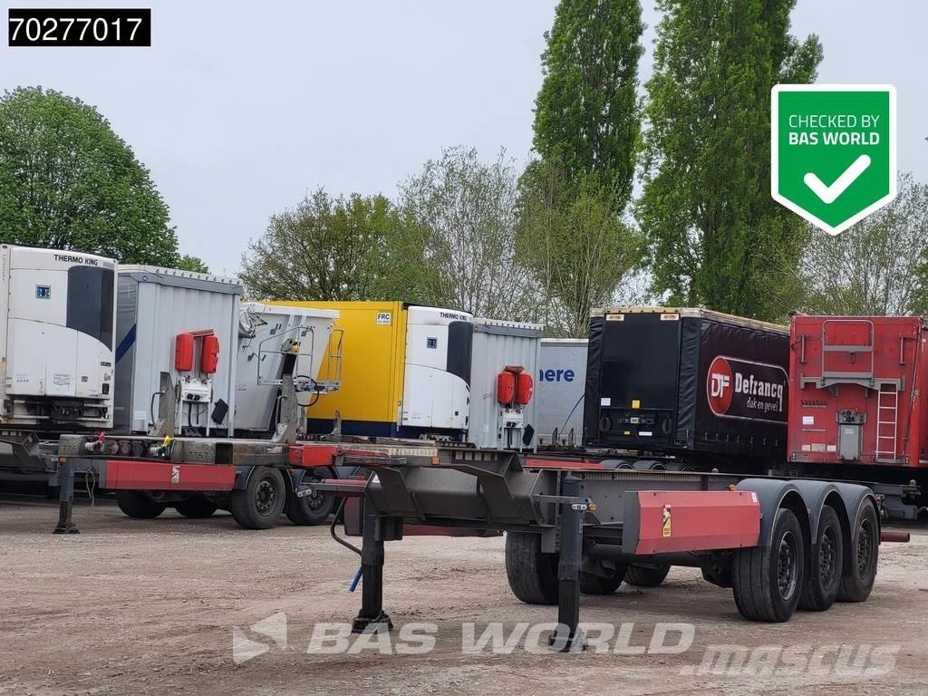 Van Hool 3 axles Containerchassis Semitrailere