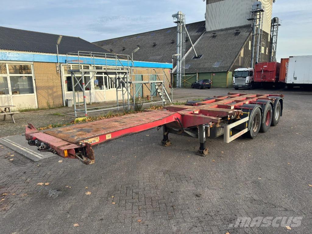 D-tec FT-43-03V Semi-trailer med Containerramme
