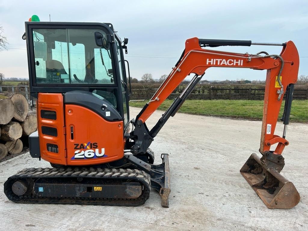 Hitachi ZX 26 U-6 Minigravere <7t