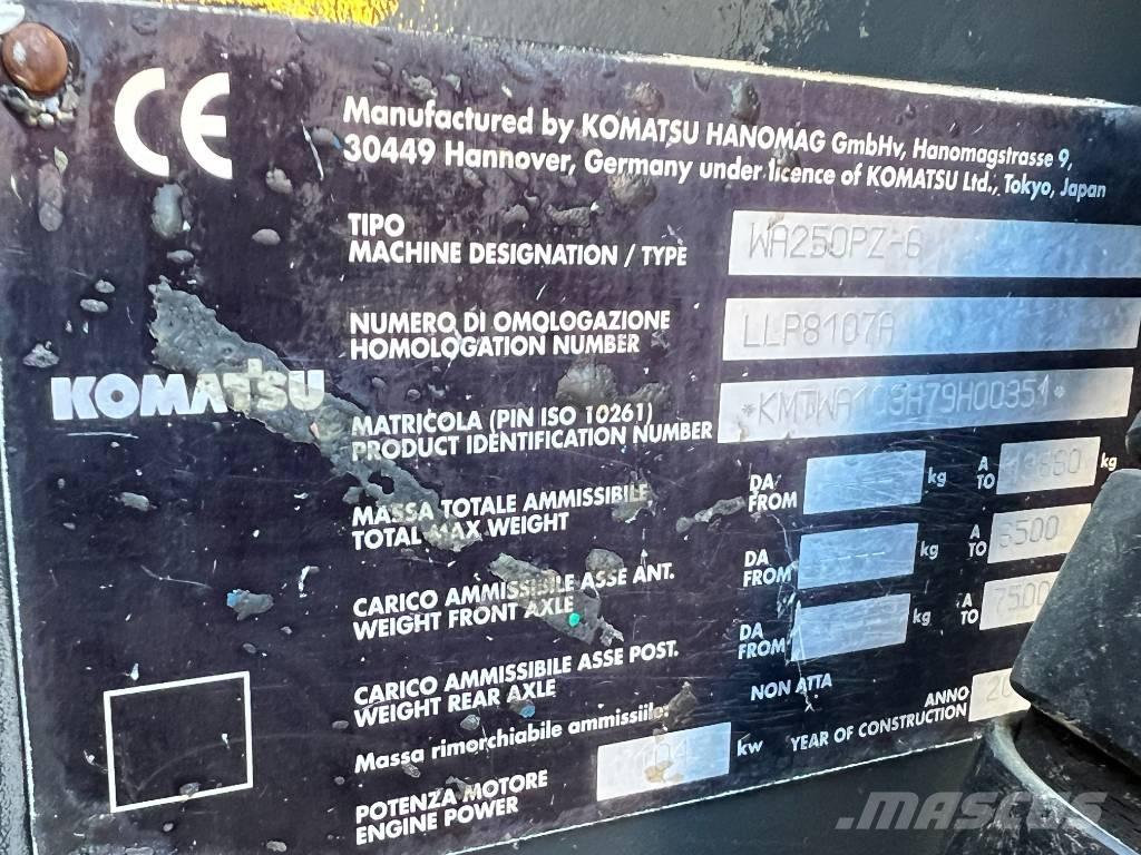 Komatsu WA 250 PZ-6 Hjullastere