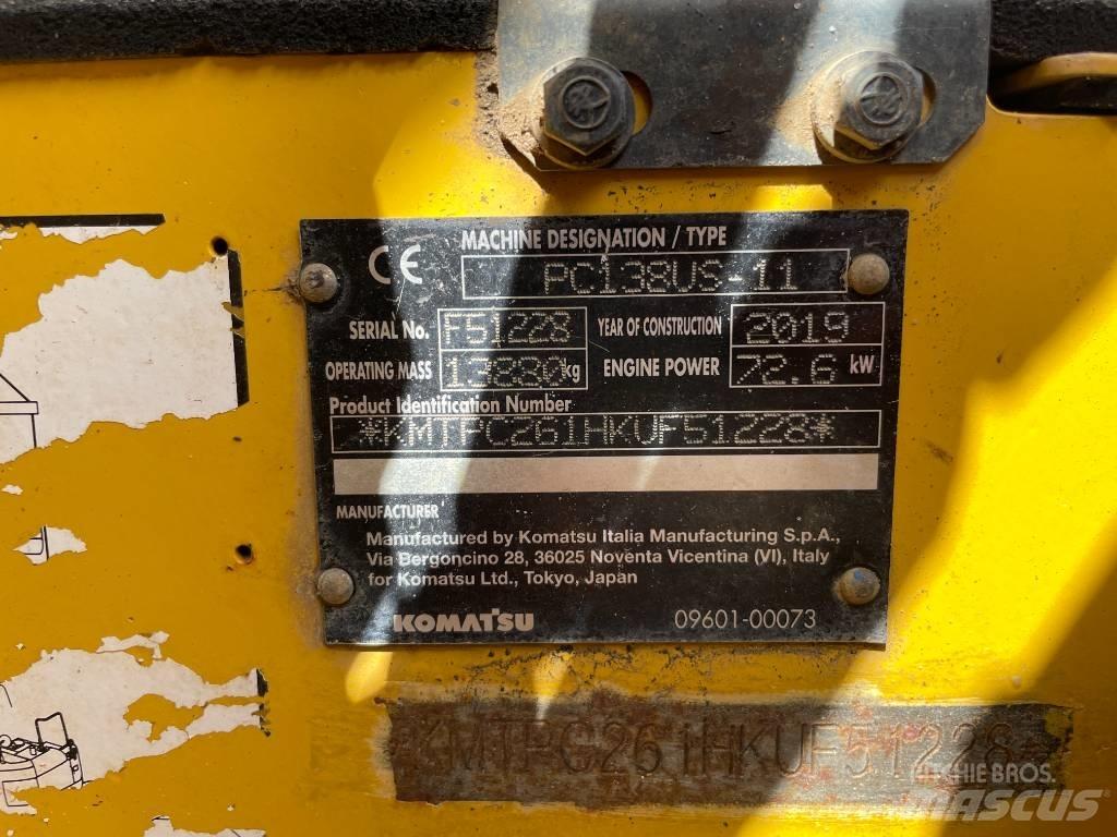 Komatsu PC 138 US-11 Beltegraver
