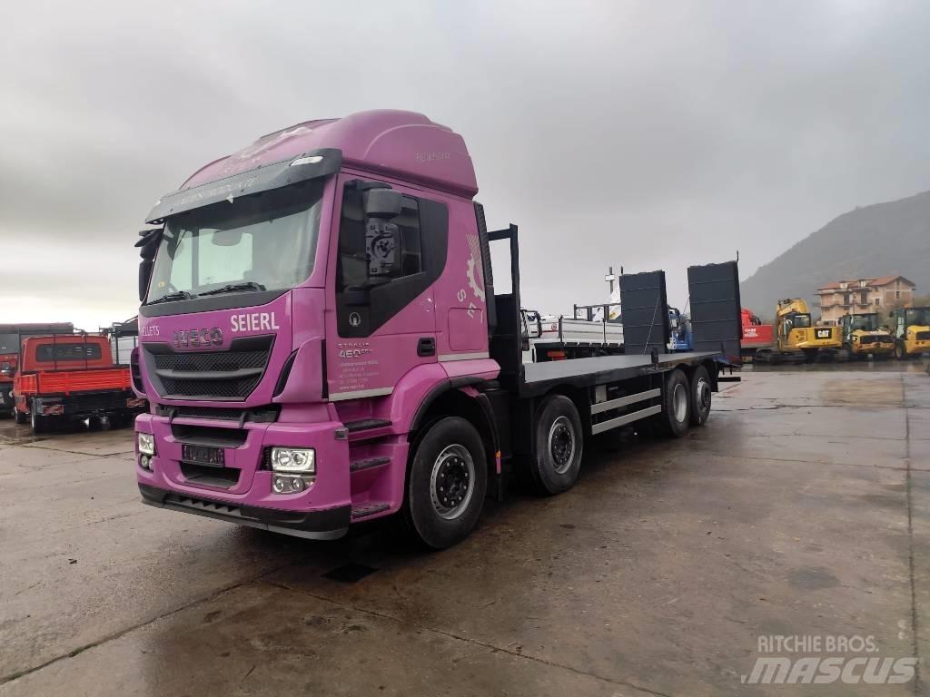 Iveco STRALIS 320S46 Flatvogn med vinsj