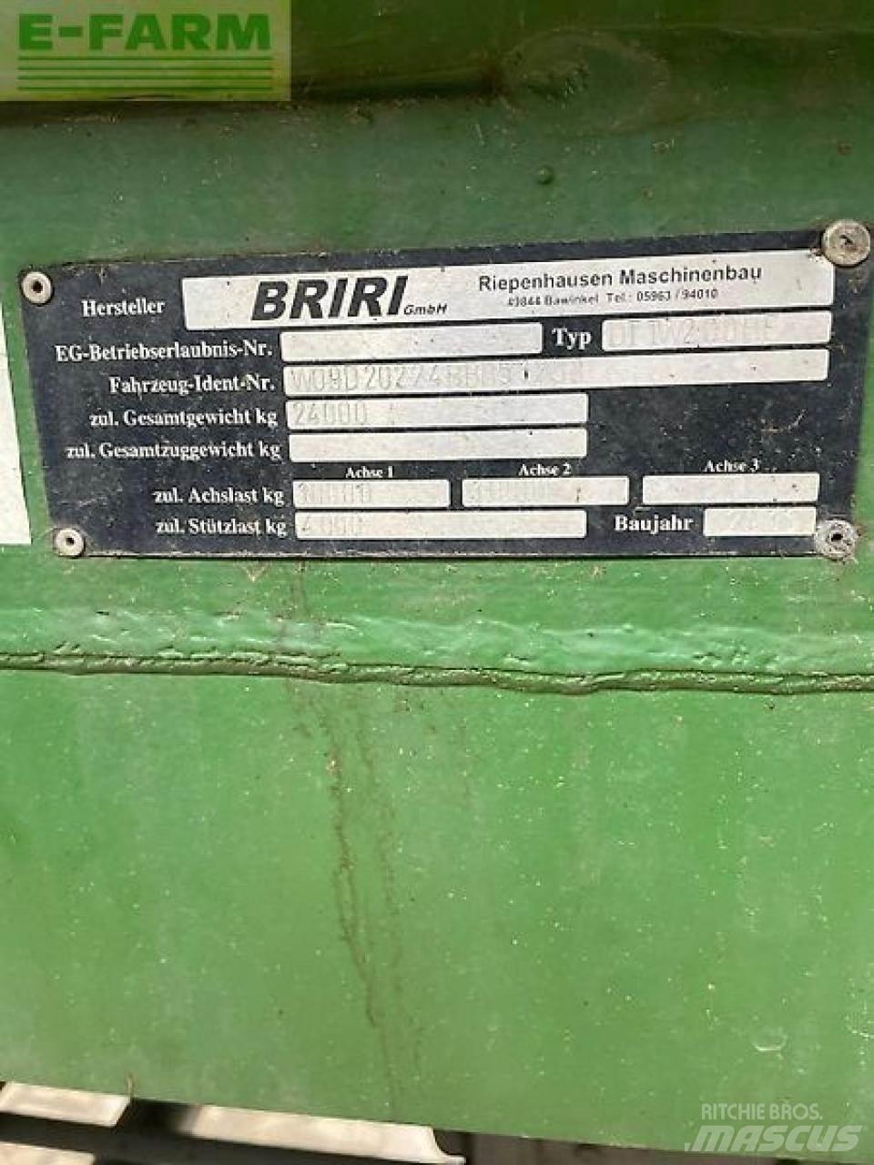 Briri güllefass Gjødselspreder
