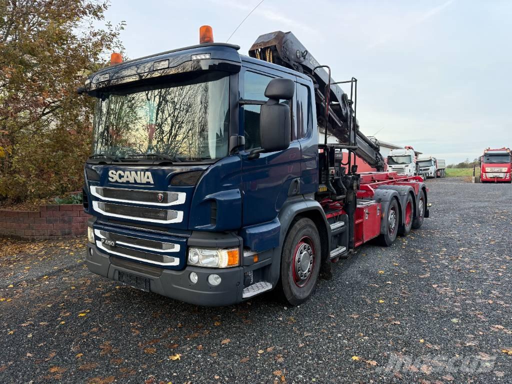 Scania P450 8x2/4 Kabelløft lastebiler