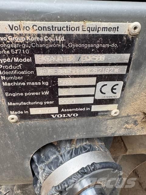 Volvo ECR58D Minigravere <7t