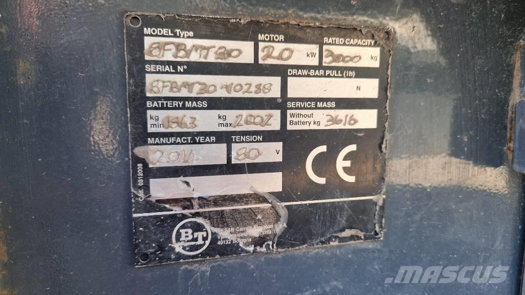 Toyota 8 FBMT 30 Elektriske trucker