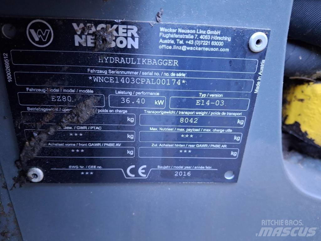 Wacker Neuson EZ 80 Midigravere 7 - 12t