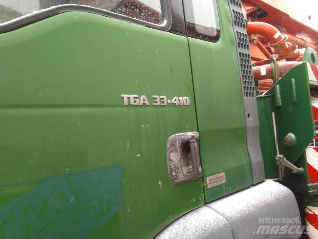 MAN TGA 33.410 Betongpumpe biler