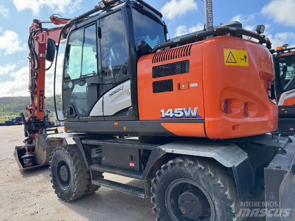 Hitachi ZX 145 W-6 Hjulgravere