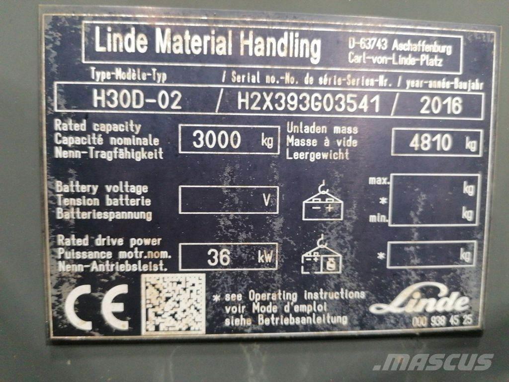 Linde H30D-02 Diesel Trucker