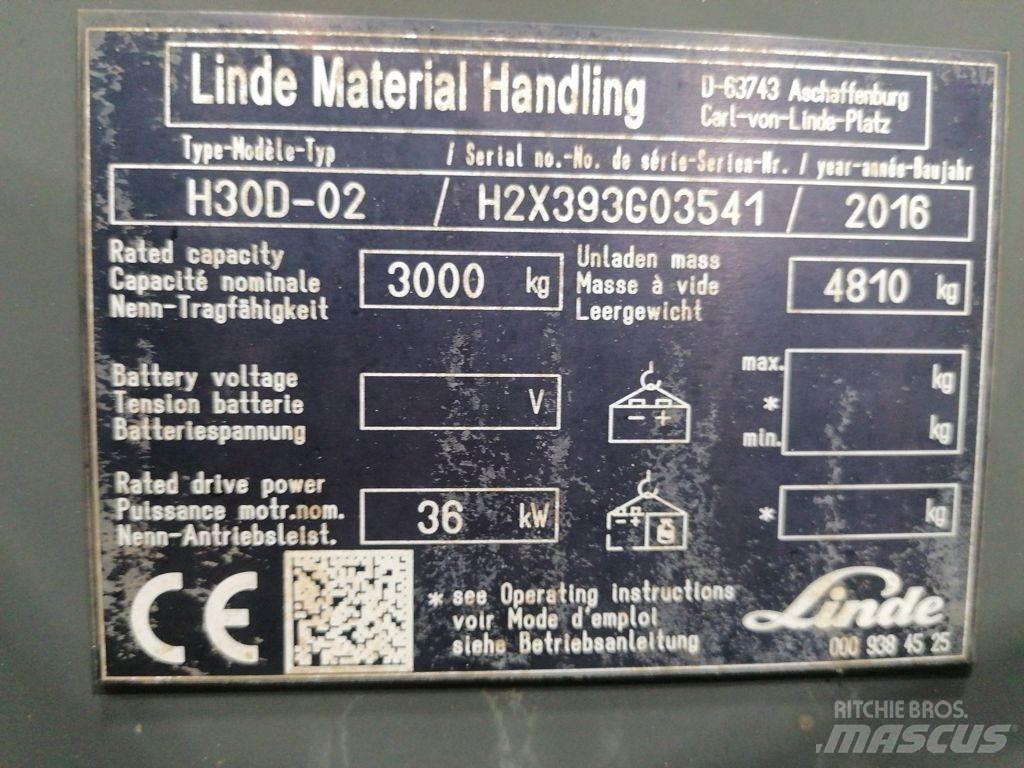 Linde H30D-02 Diesel Trucker