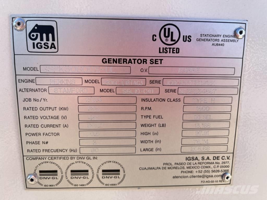  IGSA  GSPK20600L-UL Diesel Generatorer