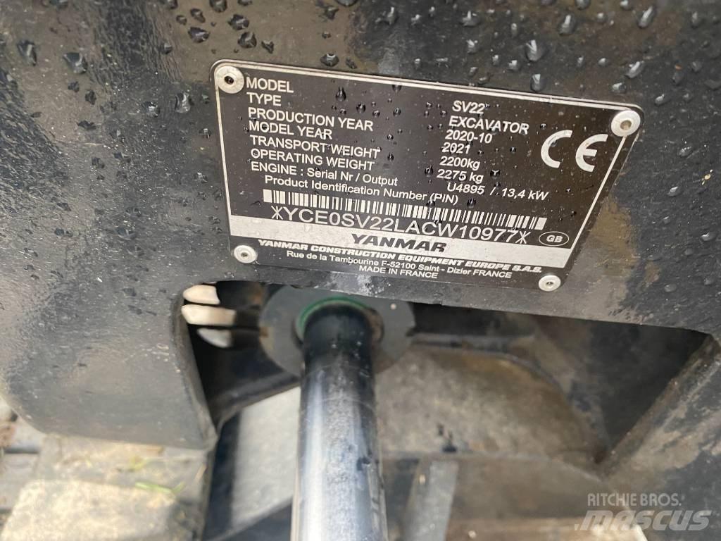Yanmar SV 22 Minigravere <7t