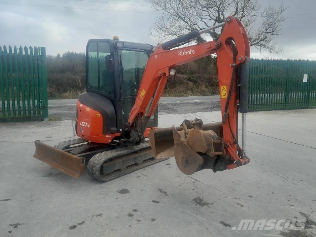 Kubota U 27-4 Minigravere <7t