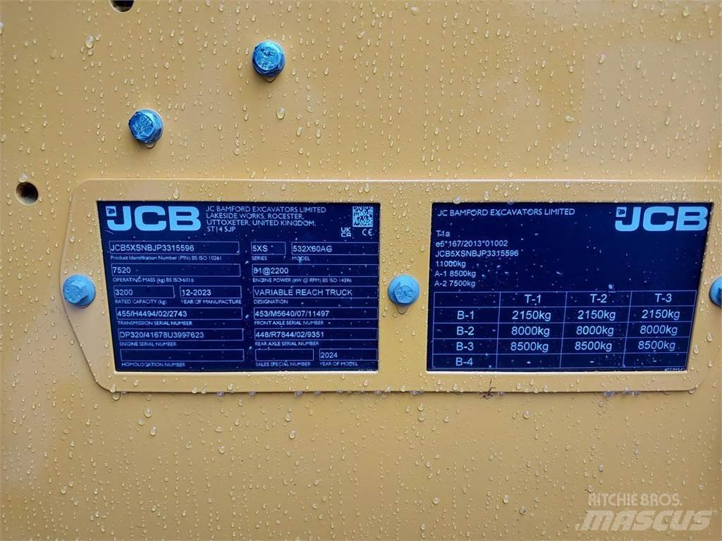 JCB 532-60 AGRI Teleskoplastere