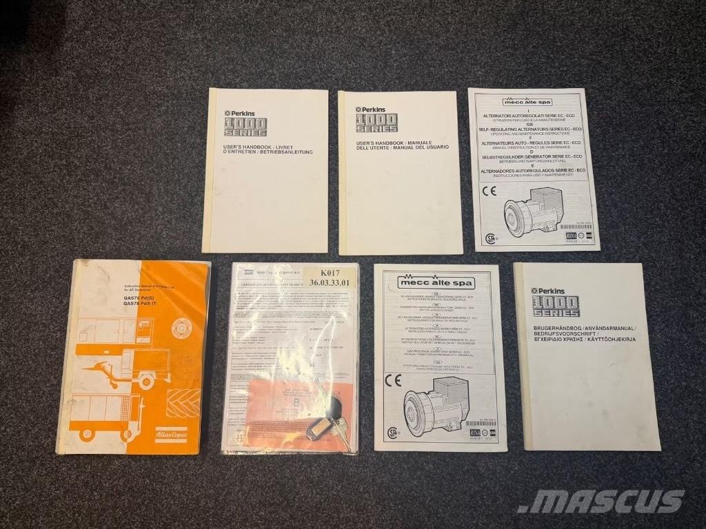 Atlas Copco QAS 78 Diesel Generatorer