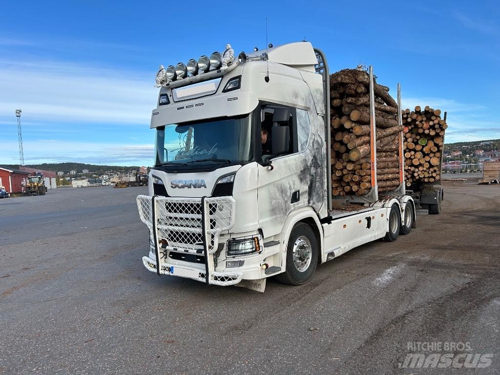 Scania R 650 Tømmerbiler