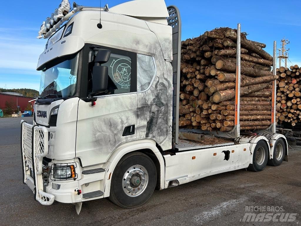 Scania R 650 Tømmerbiler