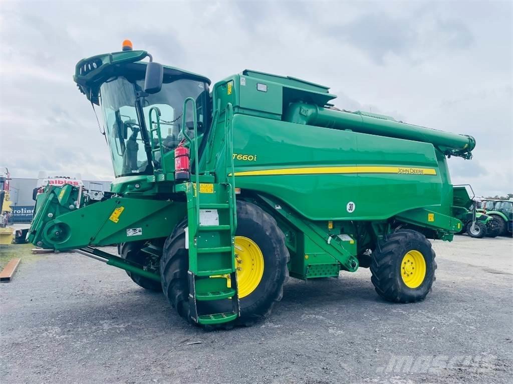 John Deere T660 i Skurtreskere