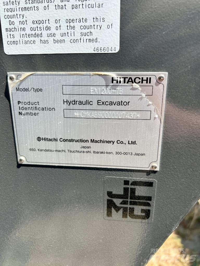 Hitachi EX 1200-7B Beltegraver