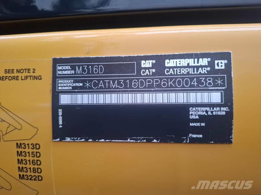 CAT M 316 D Hjulgravere