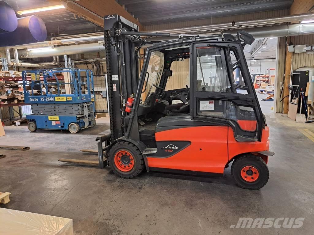 Linde E50HL-01 Elektriske trucker