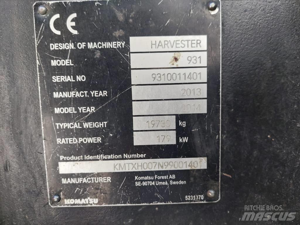 Komatsu 931.1 Hogstmaskiner