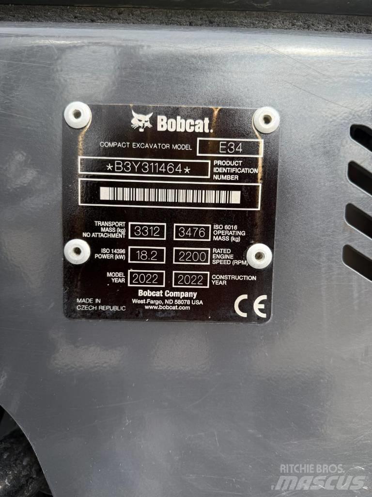 Bobcat E 34 Minigravere <7t