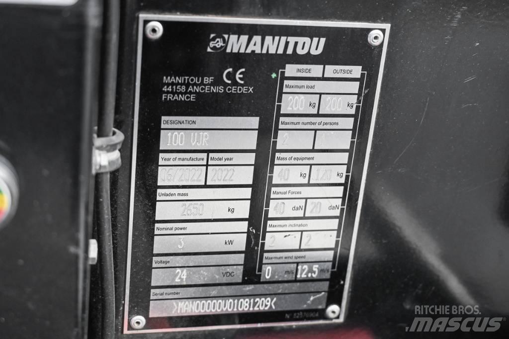 Manitou VJR 100 Leddede bomlifter