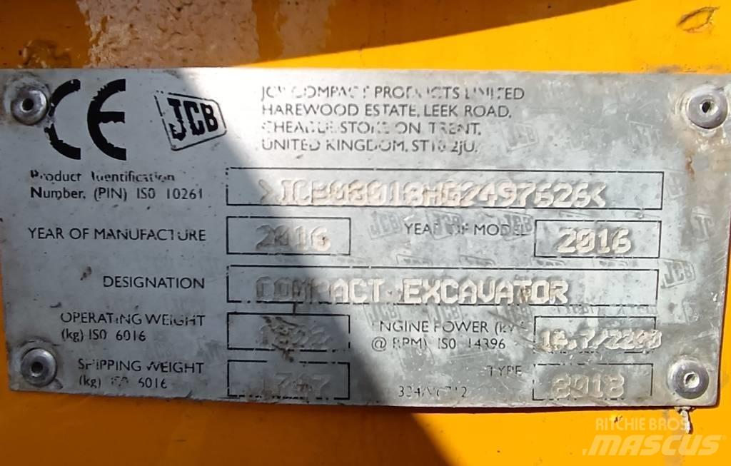 JCB 8018 CTS Minigravere <7t