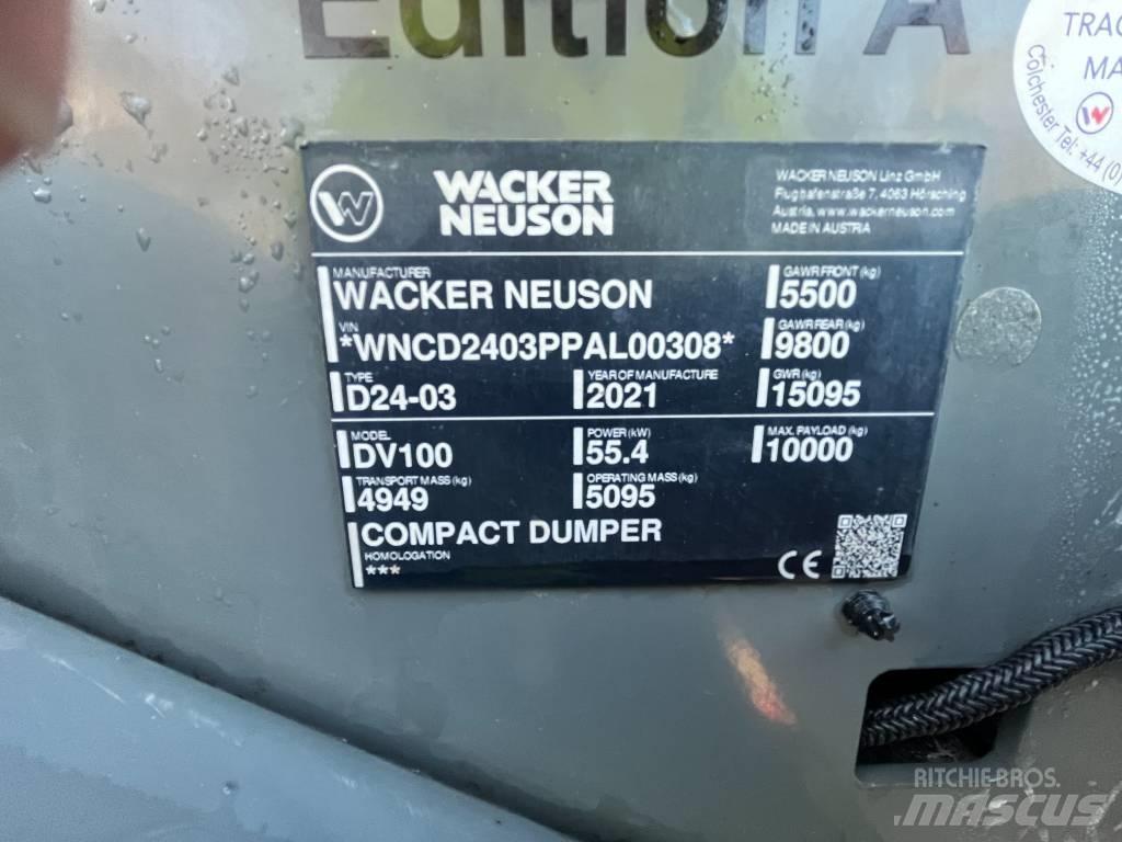 Wacker Neuson DV 100 Mini dumpere