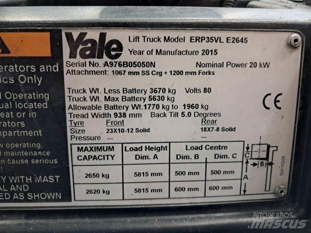 Yale ERP35VL Elektriske trucker