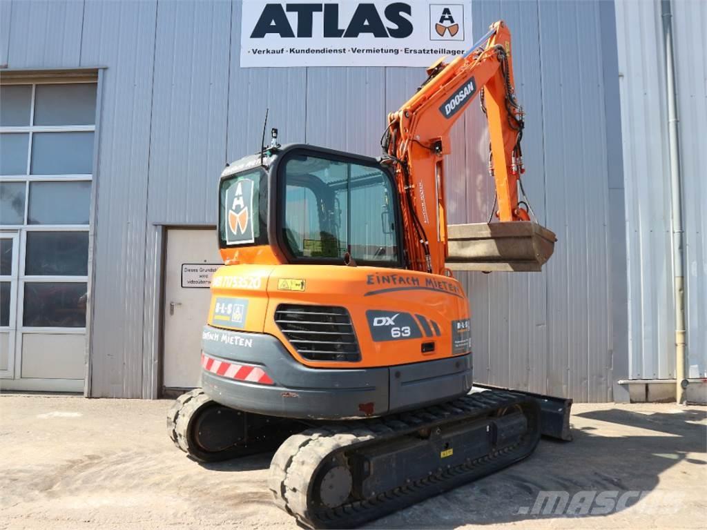 Doosan DX63-3 Minigravere <7t