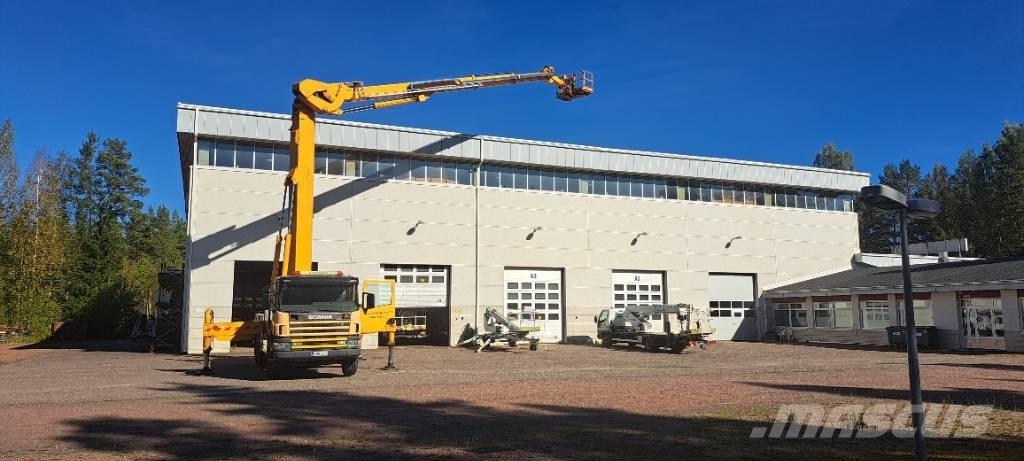 Scania P124 GB Bilmontert lift