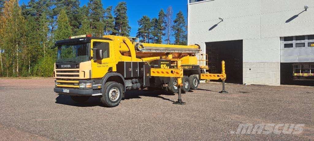 Scania P124 GB Bilmontert lift