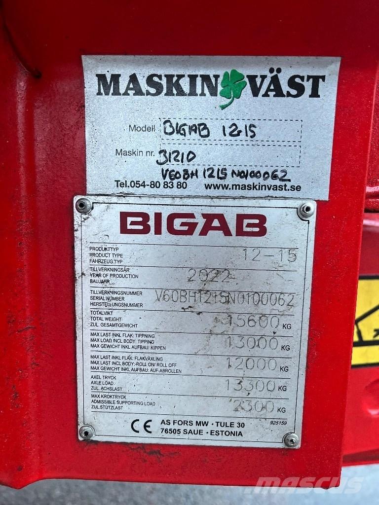 Bigab 12-15 Universalvogner