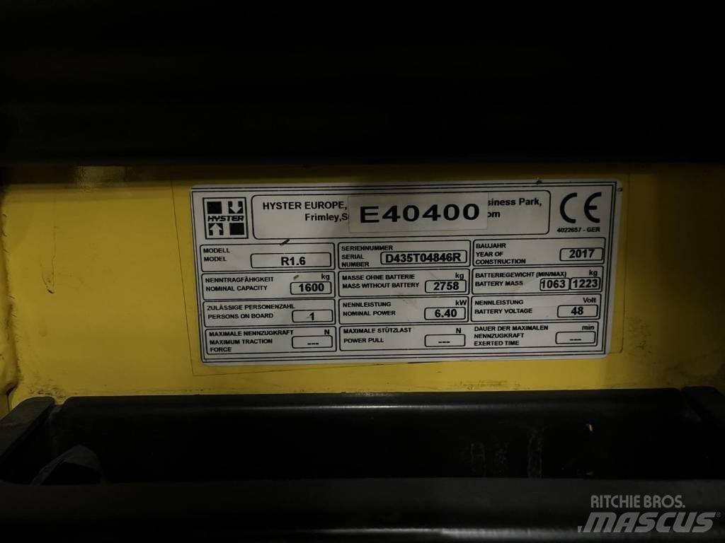 Hyster R1.6 Skyvemasttruck