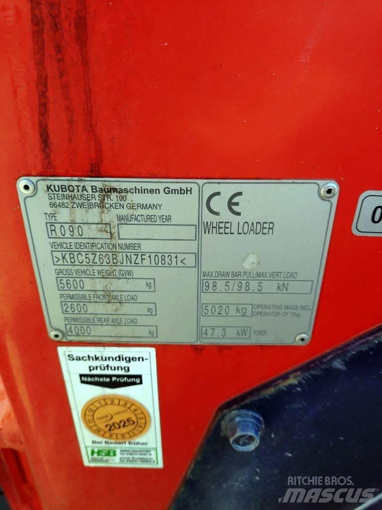 Kubota R 090 Hjullastere